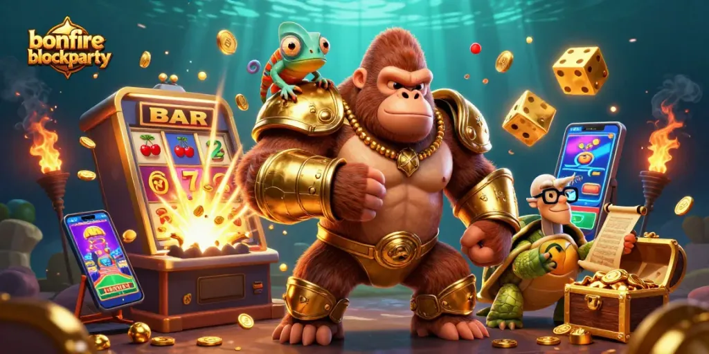 Engage with excitement at bonfireblockparty featuring thrilling slot machine action and vibrant casino elements.